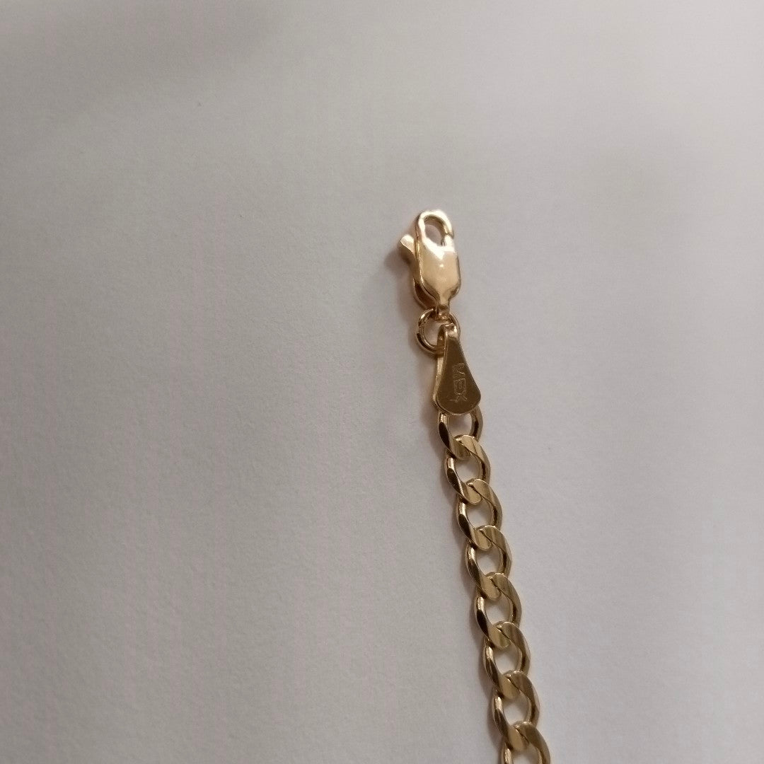 PULSERA BARBADA 14K 21 CM 5 GR (NUEVO)