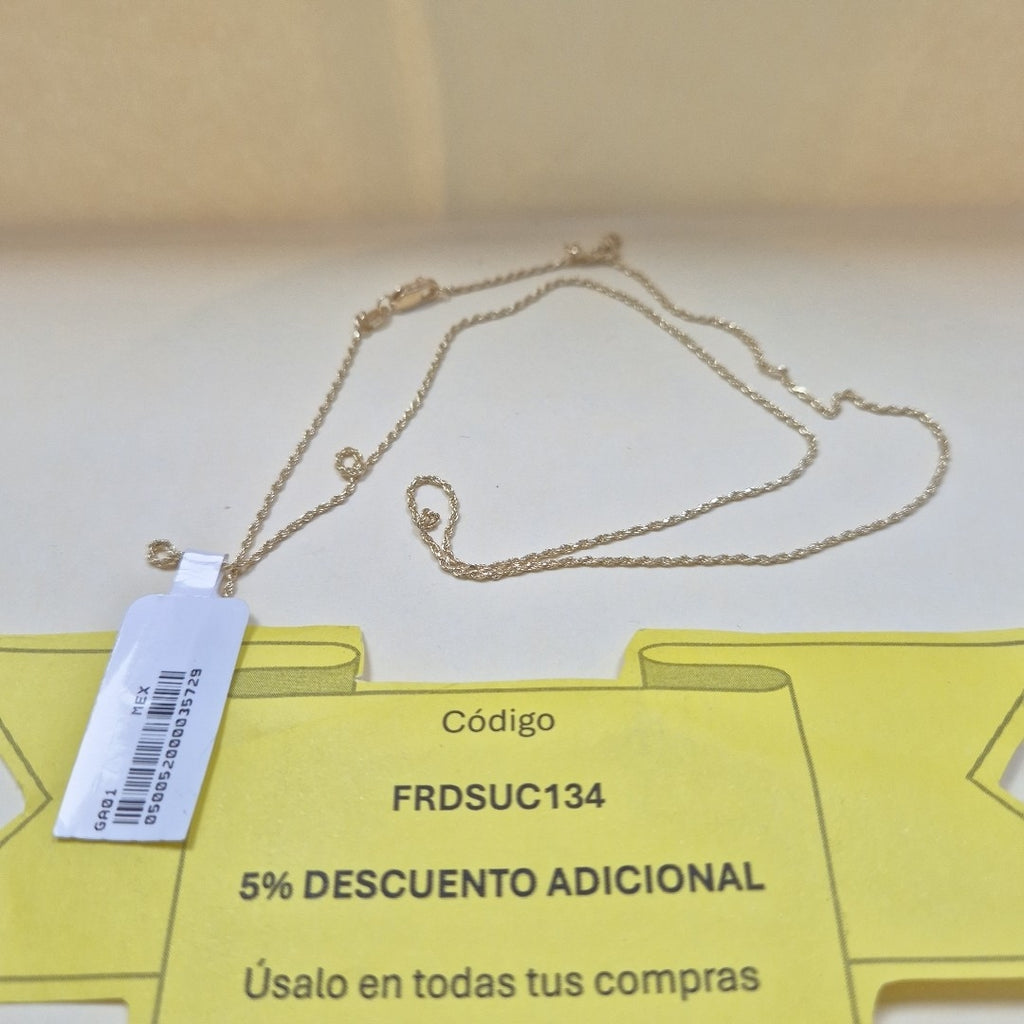 CADENA TORZAL 14K 55 CM 2.9 GR (NUEVO)