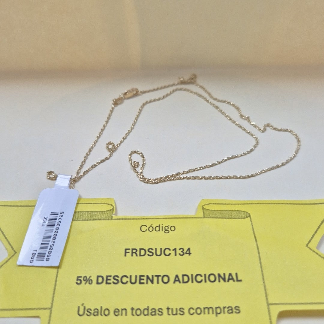 CADENA TORZAL 14K 55 CM 2.9 GR (NUEVO)