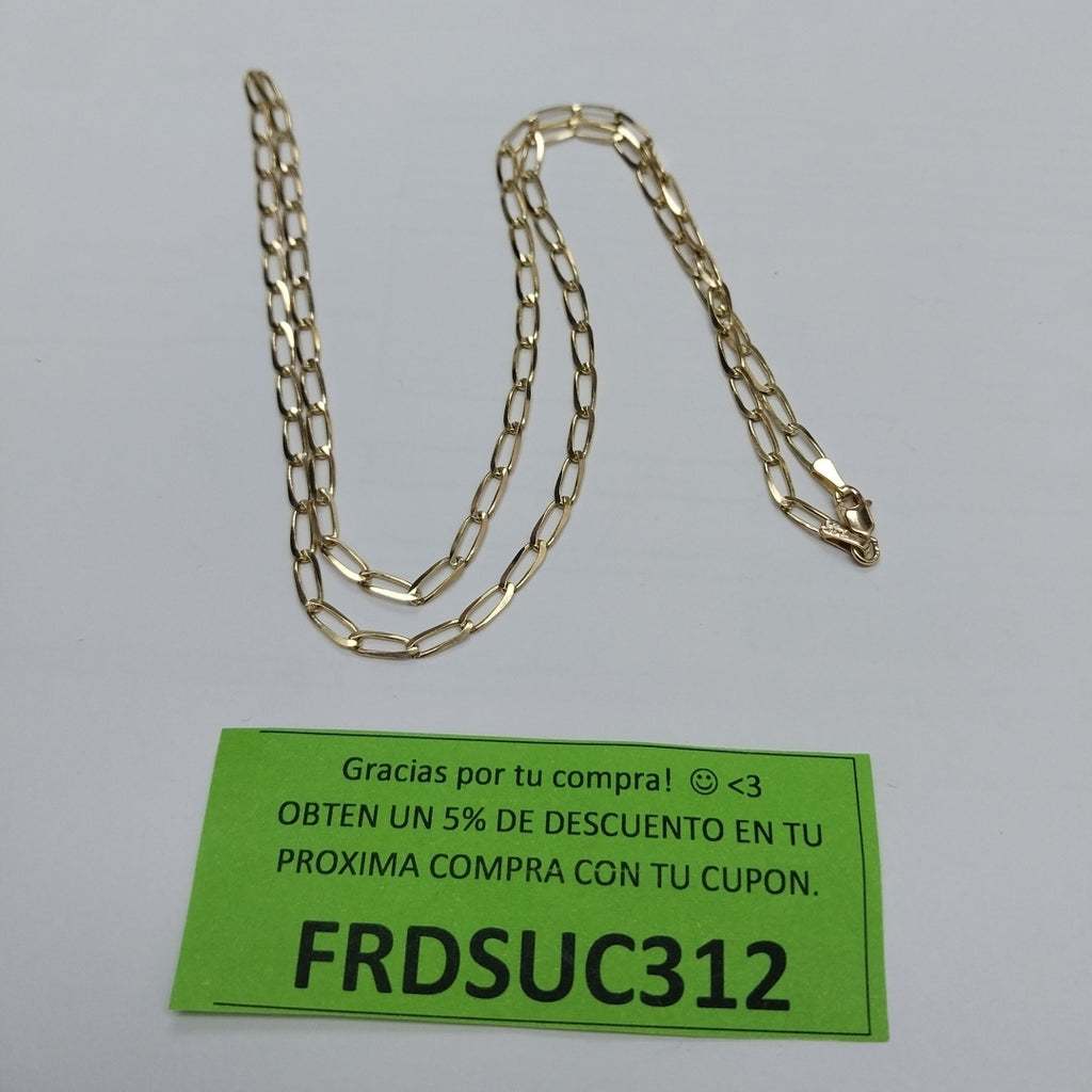 CADENA ESLABON 14K 55 CM 6.5 GR (NUEVO)