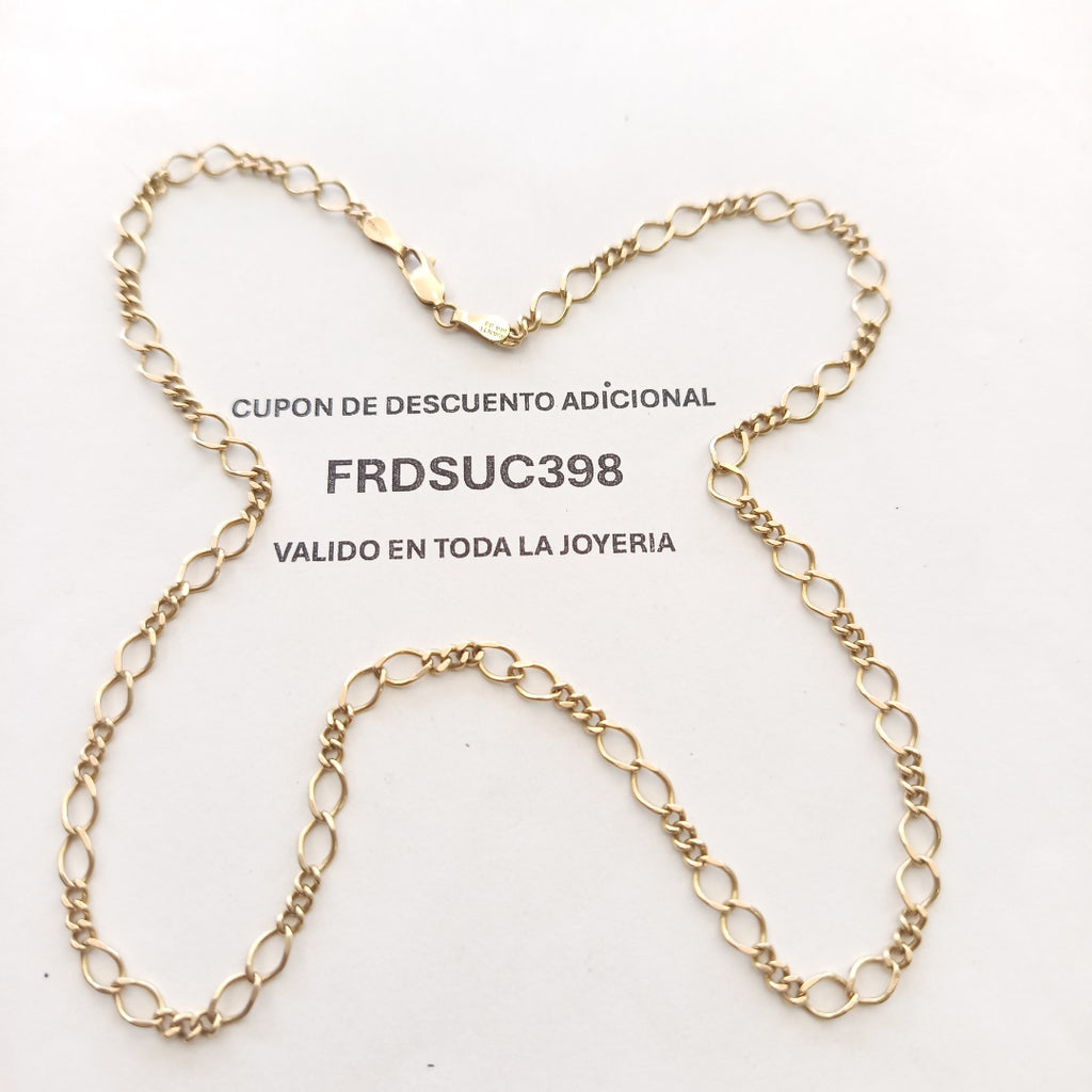 CADENA ORO 14 K 9,90 GRMS (SEMINUEVO)