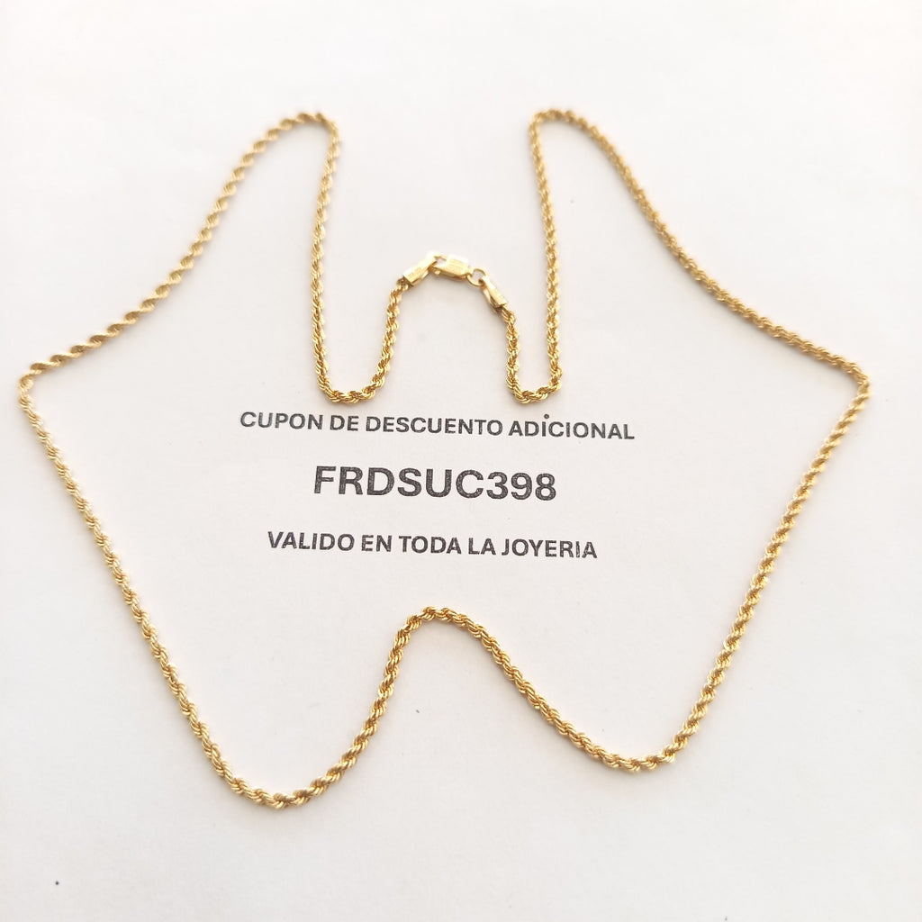 CADENA ORO 10 K 2.7 GRMS (SEMINUEVO)