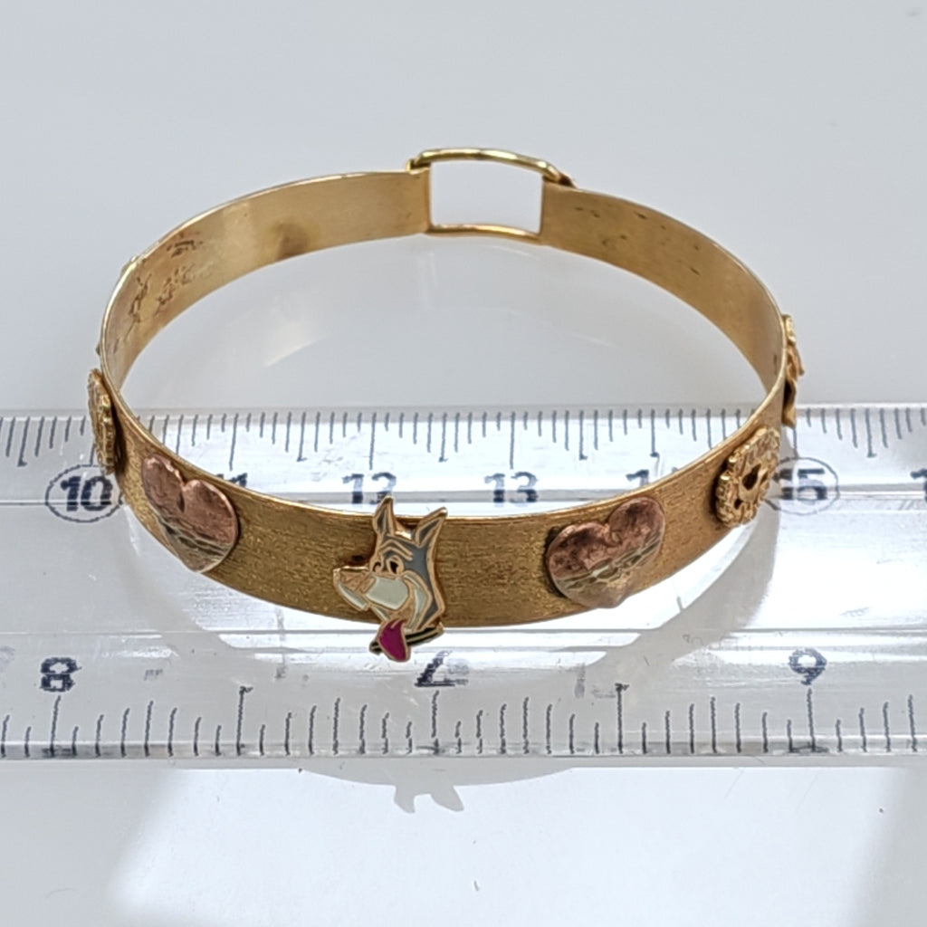 BRAZALETE ORO 14 K 8.9 GRMS (SEMINUEVO)
