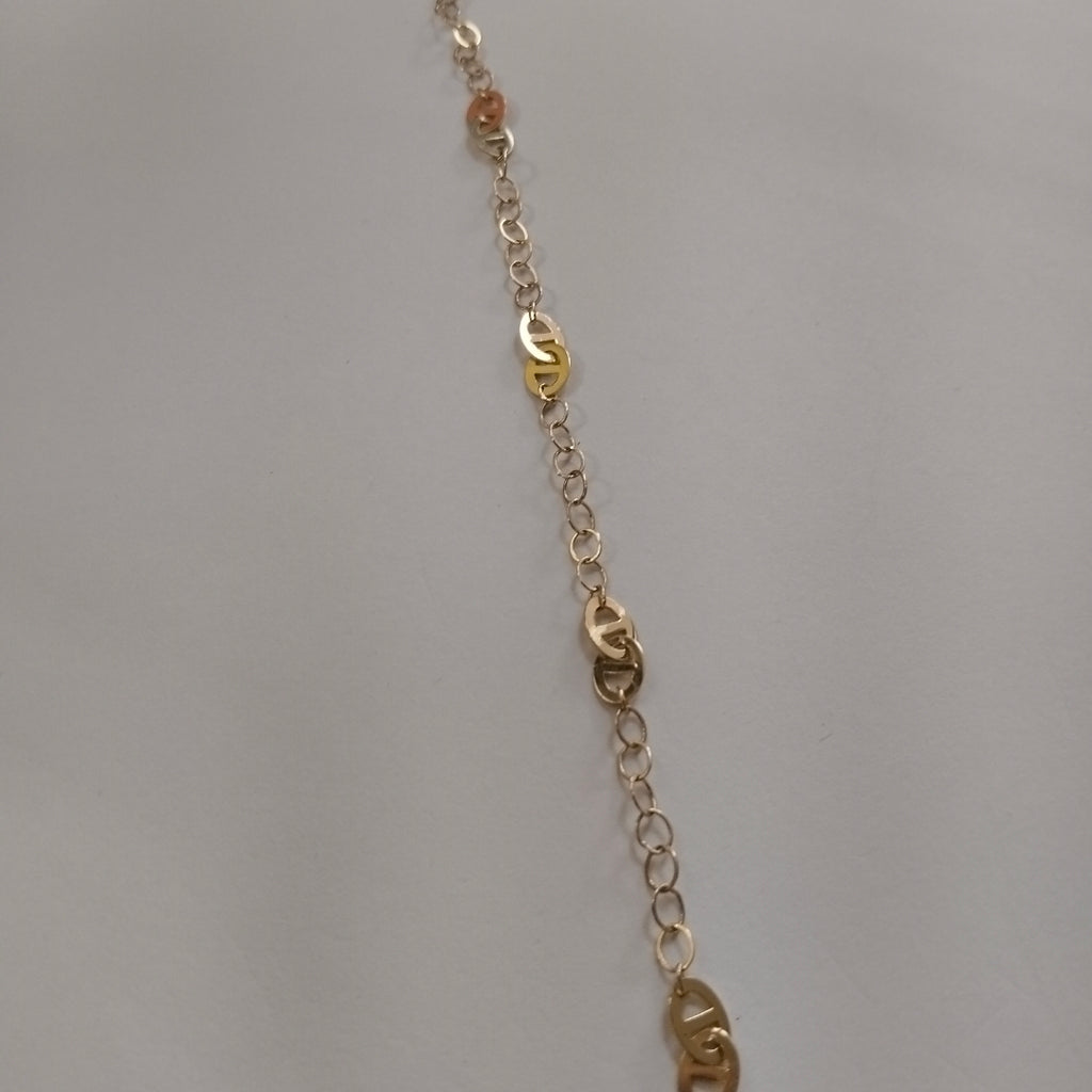 PULSERA TEJIDO ESPECIAL 14K 18 CM 1.5 GR (NUEVO)
