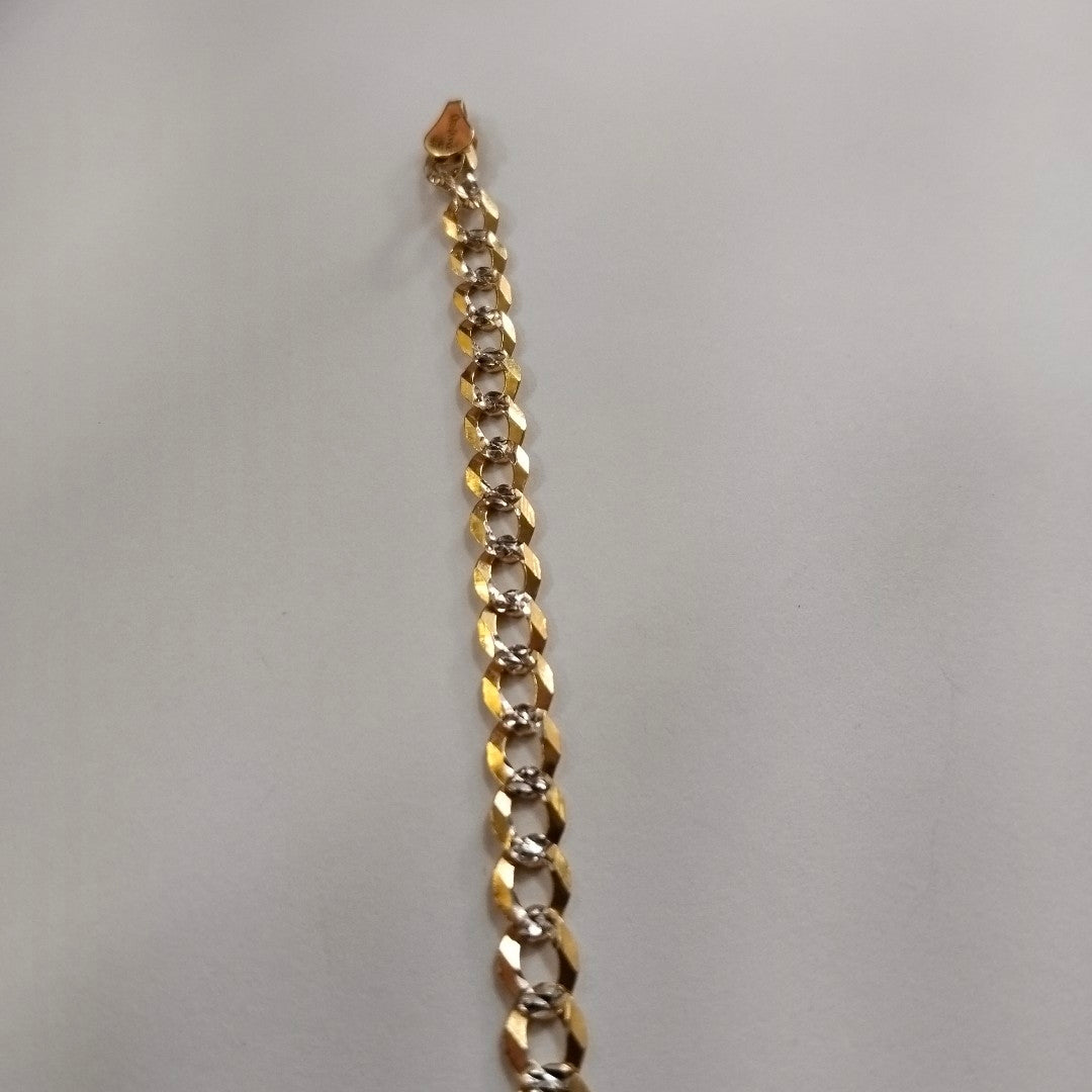 PULSERA BARBADA 14K 21 CM 6.2 GR (NUEVO)