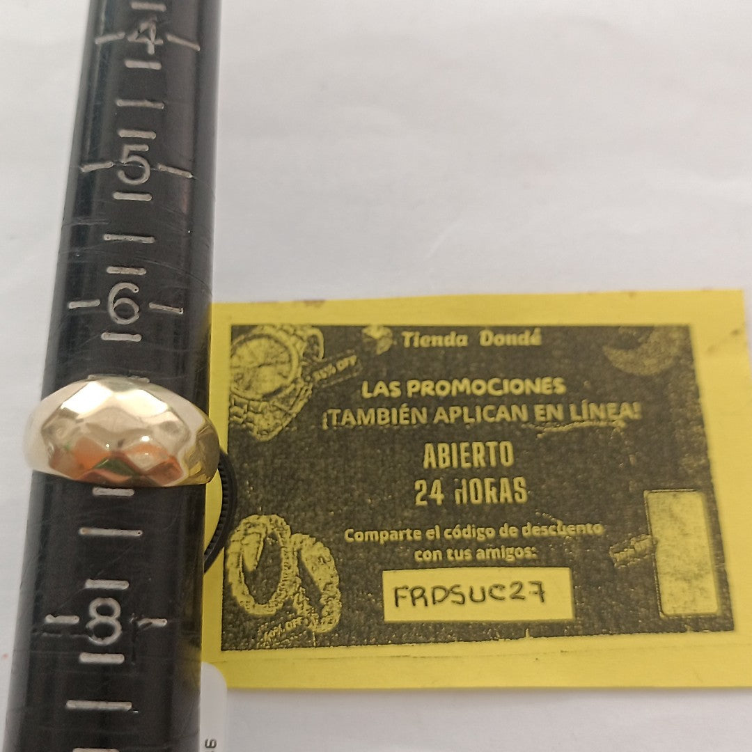 ANILLO ORO 14 K 3 GRMS (SEMINUEVO)
