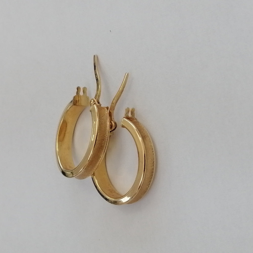 ARRACADAS PAR ORO 14 K 1.8 GRMS (SEMINUEVO)