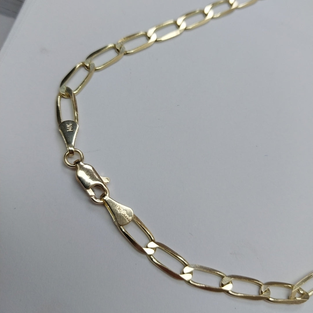 CADENA ESLABON 14K 60 CM 11.7 GR (NUEVO)