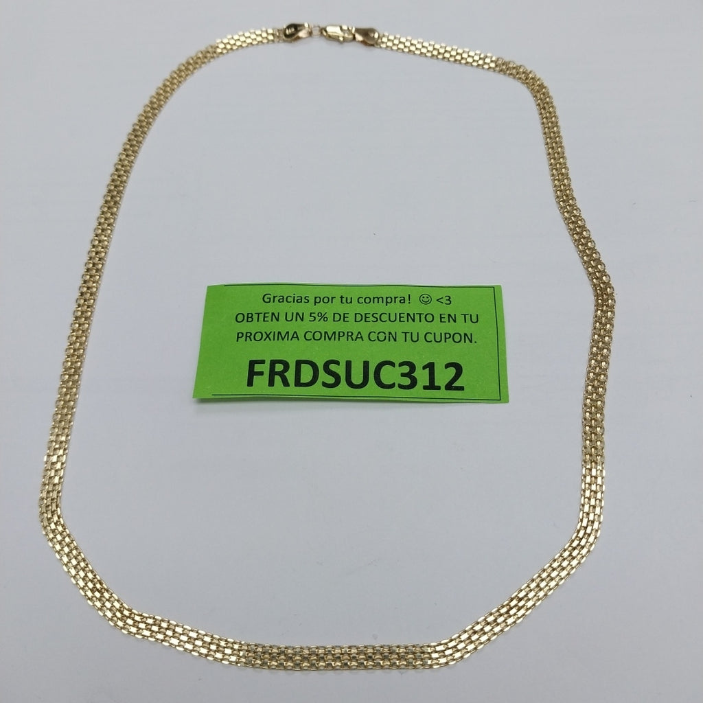 CADENA ESPECIAL 14K 50 CM 11.6 GR (NUEVO)
