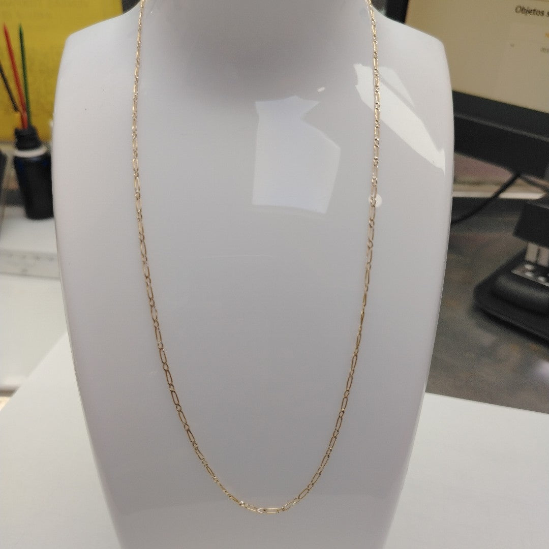CADENA ORO, RODIADO 14 K 1.5 GRMS (SEMINUEVO)