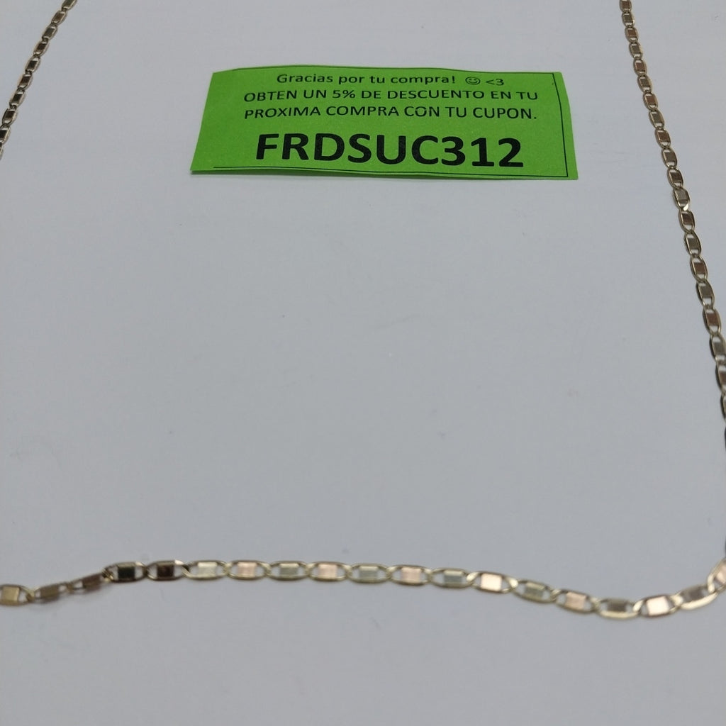 CADENA ESPEJO 14K 60 CM 5.5 GR (NUEVO)