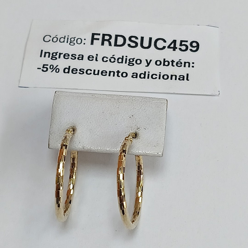 ARRACADAS ORO 14K 2 (NUEVO)
