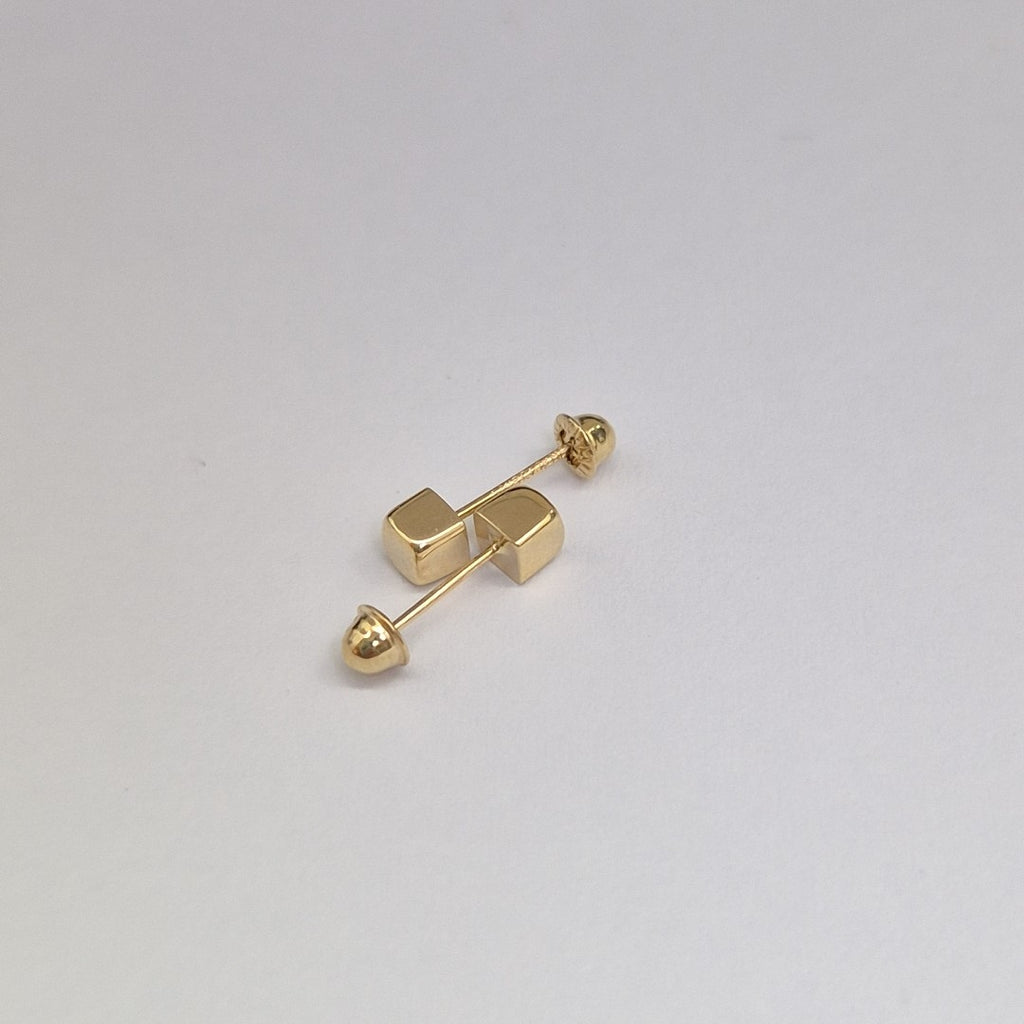 BROQUELES BROQUEL FIG CUBO 14K 0.203 GR (NUEVO)