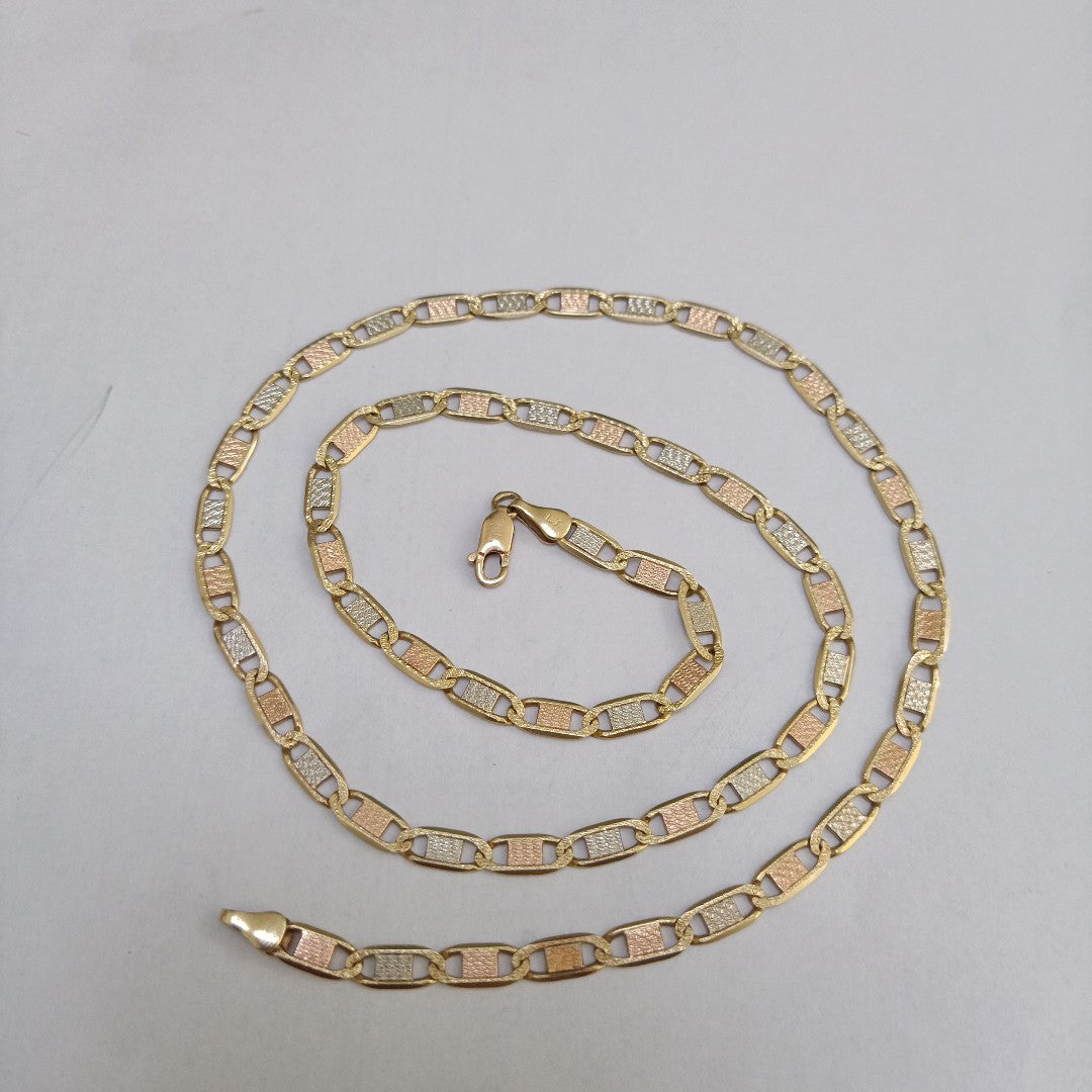 CADENA ORO COMBINADO 14 K 15.1 GRMS (SEMINUEVO)