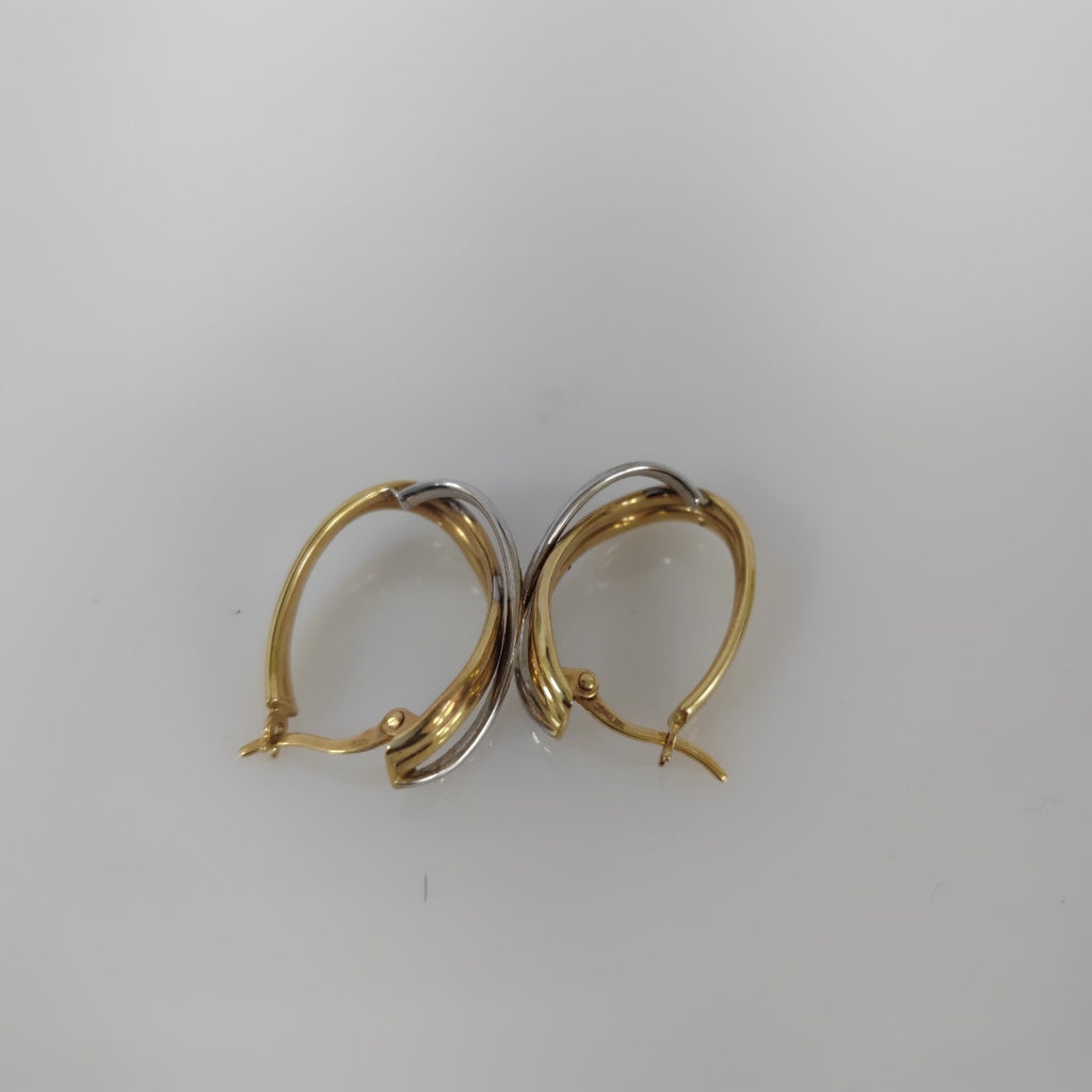 ARRACADAS PAR ORO 14 K 2.9 GRMS (SEMINUEVO)