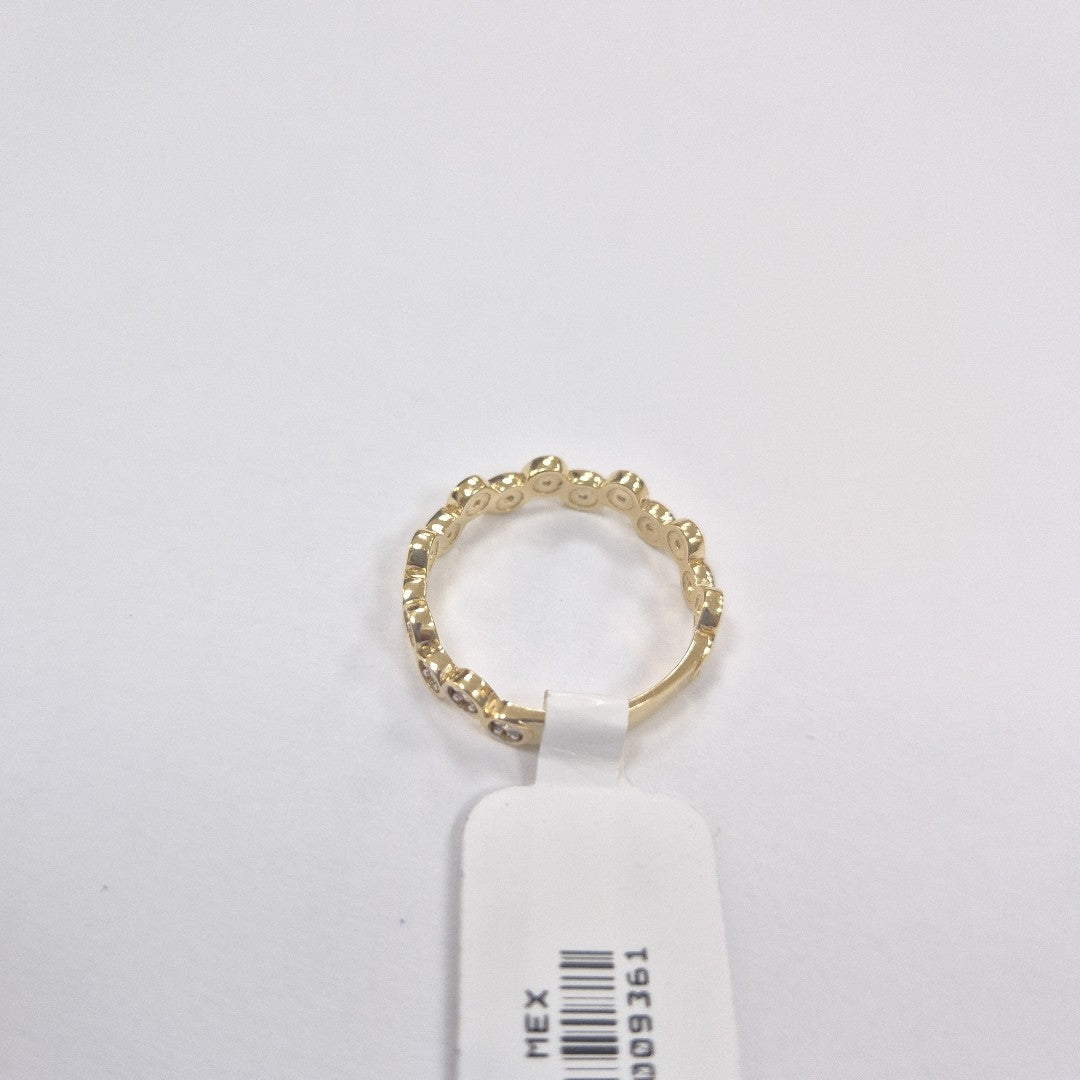 ANILLO ANILLITO C CIRCONIAS 14K 7.5 TALLA 2.3 GR (NUEVO)