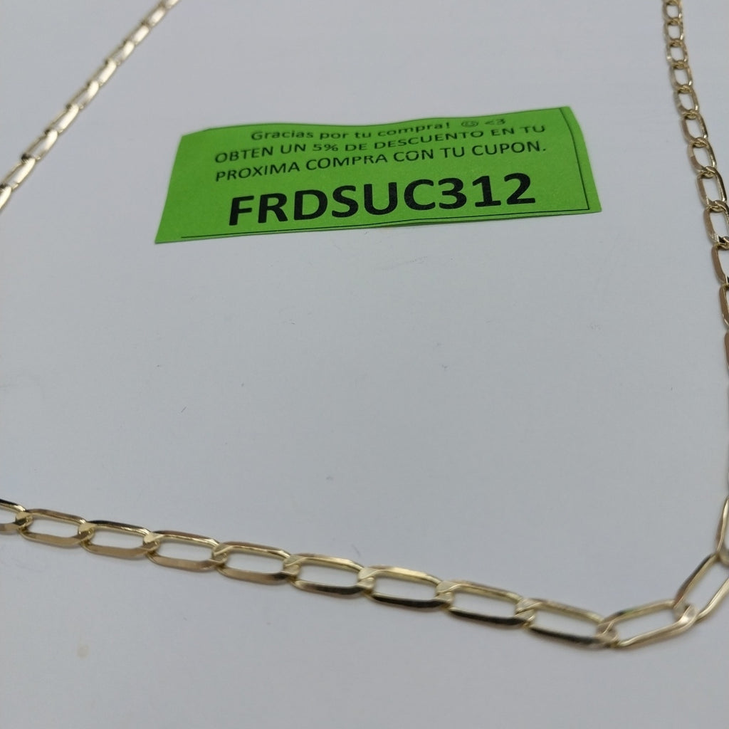 CADENA ESLABONES 14K 60 CM 11.1 GR (NUEVO)