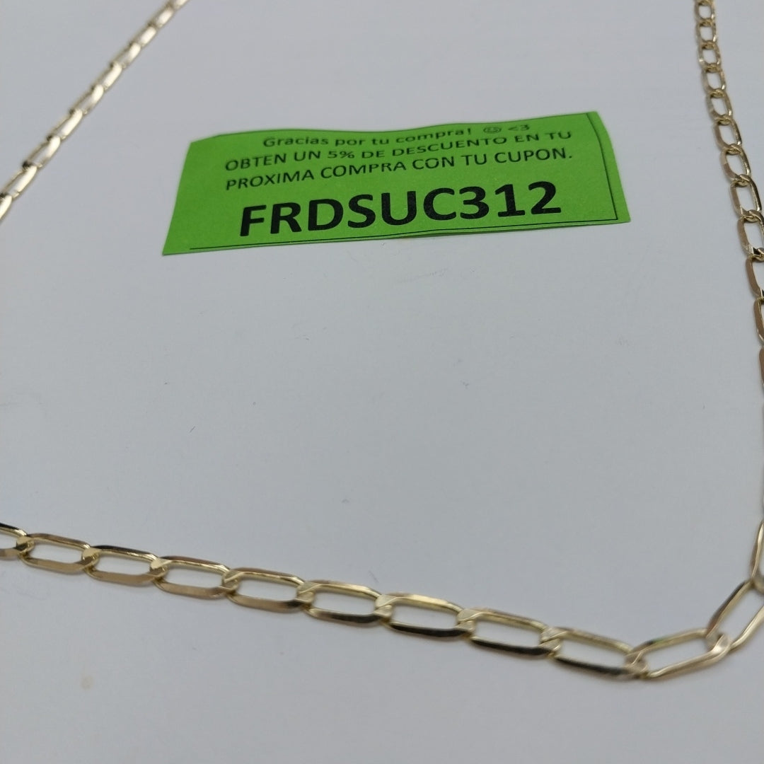 CADENA ESLABONES 14K 60 CM 11.1 GR (NUEVO)