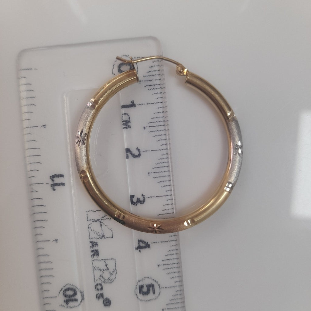 ARRACADAS PAR ORO 14 K 3 GRMS (SEMINUEVO)