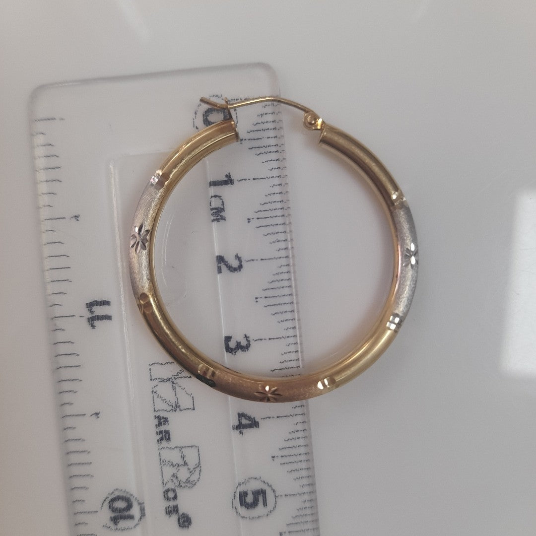 ARRACADAS PAR ORO 14 K 3 GRMS (SEMINUEVO)