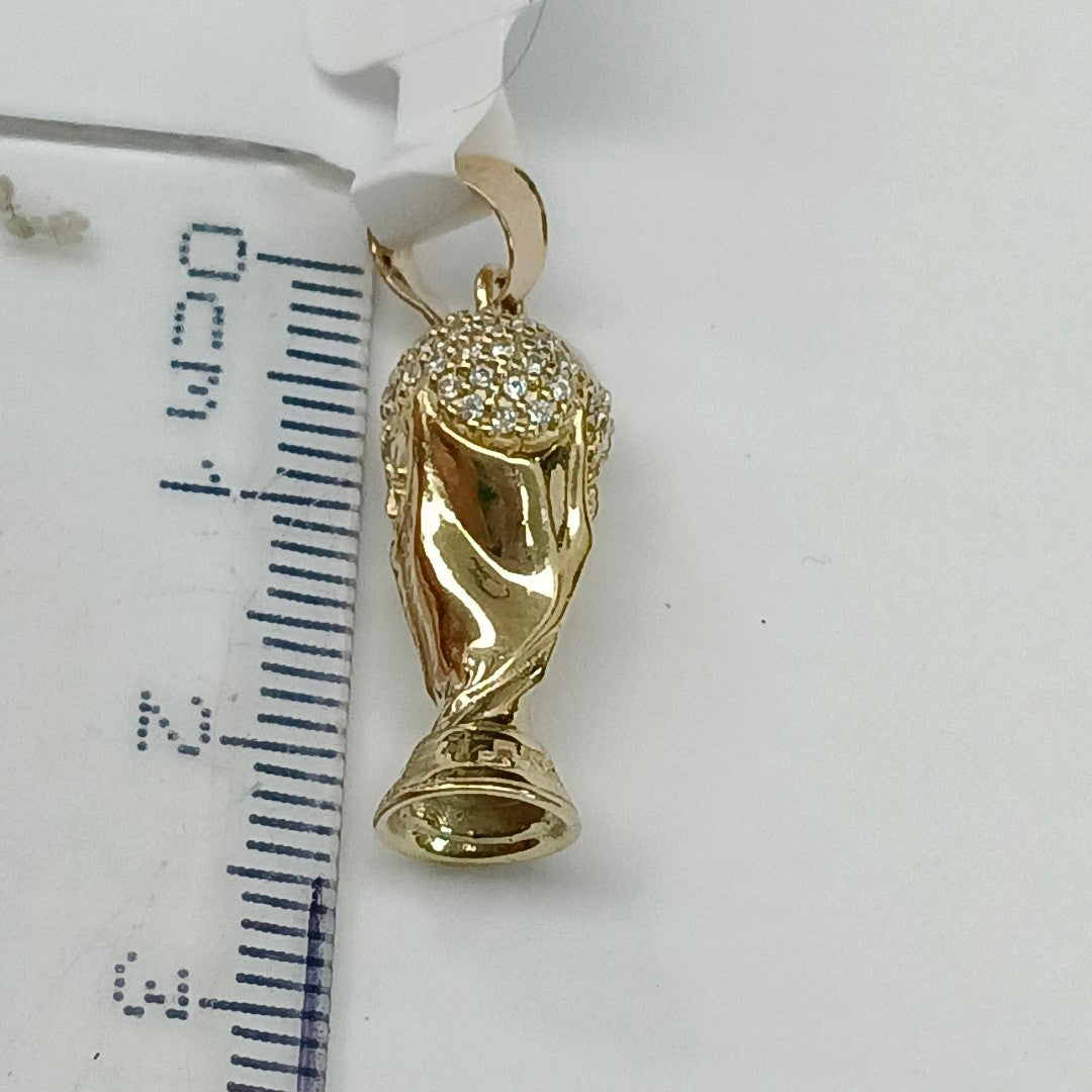 DIJE FIG COPA MUNDO 10K 2.5 GR (NUEVO)