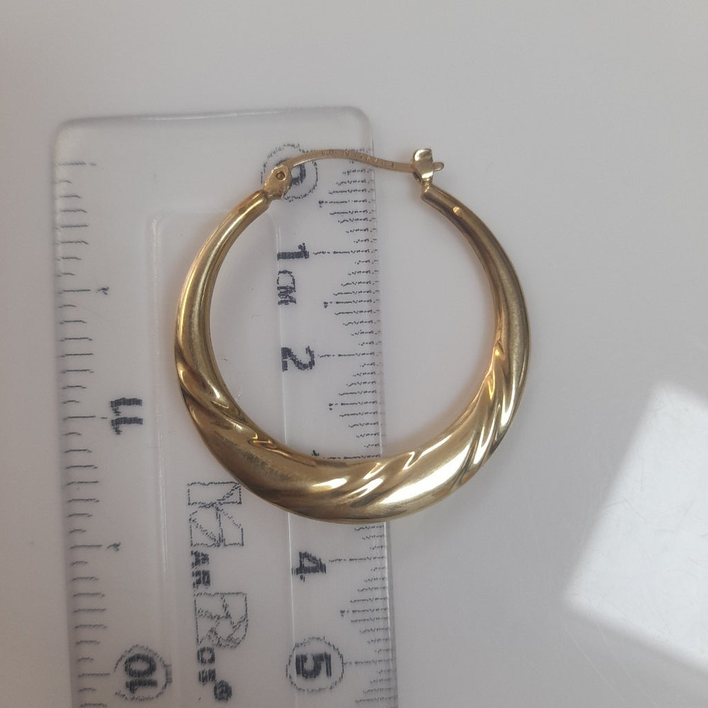 ARRACADAS PAR ORO 14 K 3.5 GRMS (SEMINUEVO)