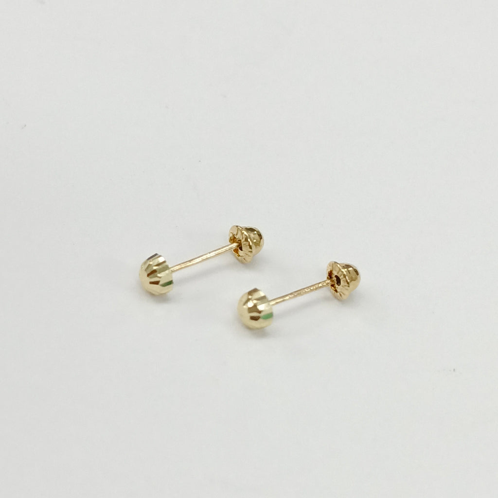 BROQUELES BROQUEL FIG HONGO 14K 0.17 GR (NUEVO)