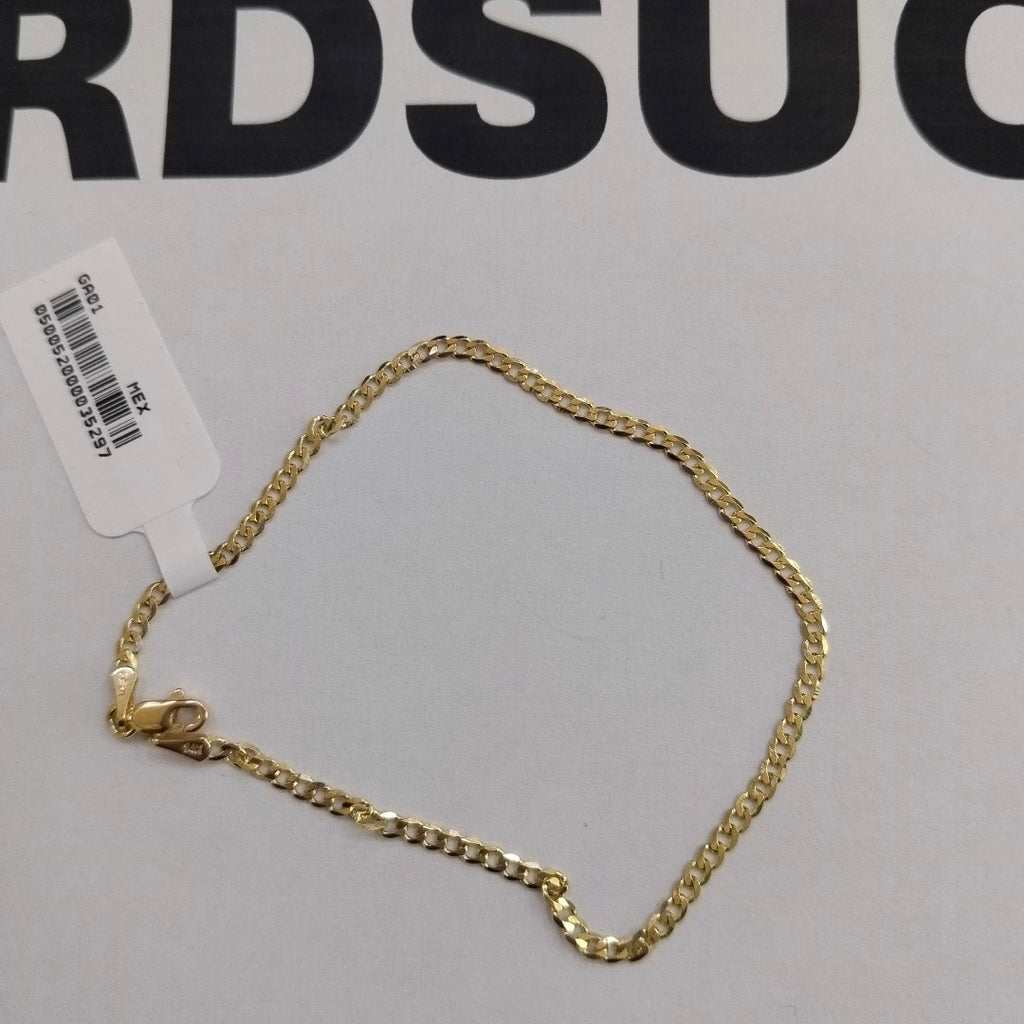 PULSERA BARBADA 14K 21 CM 2.3 GR (NUEVO)