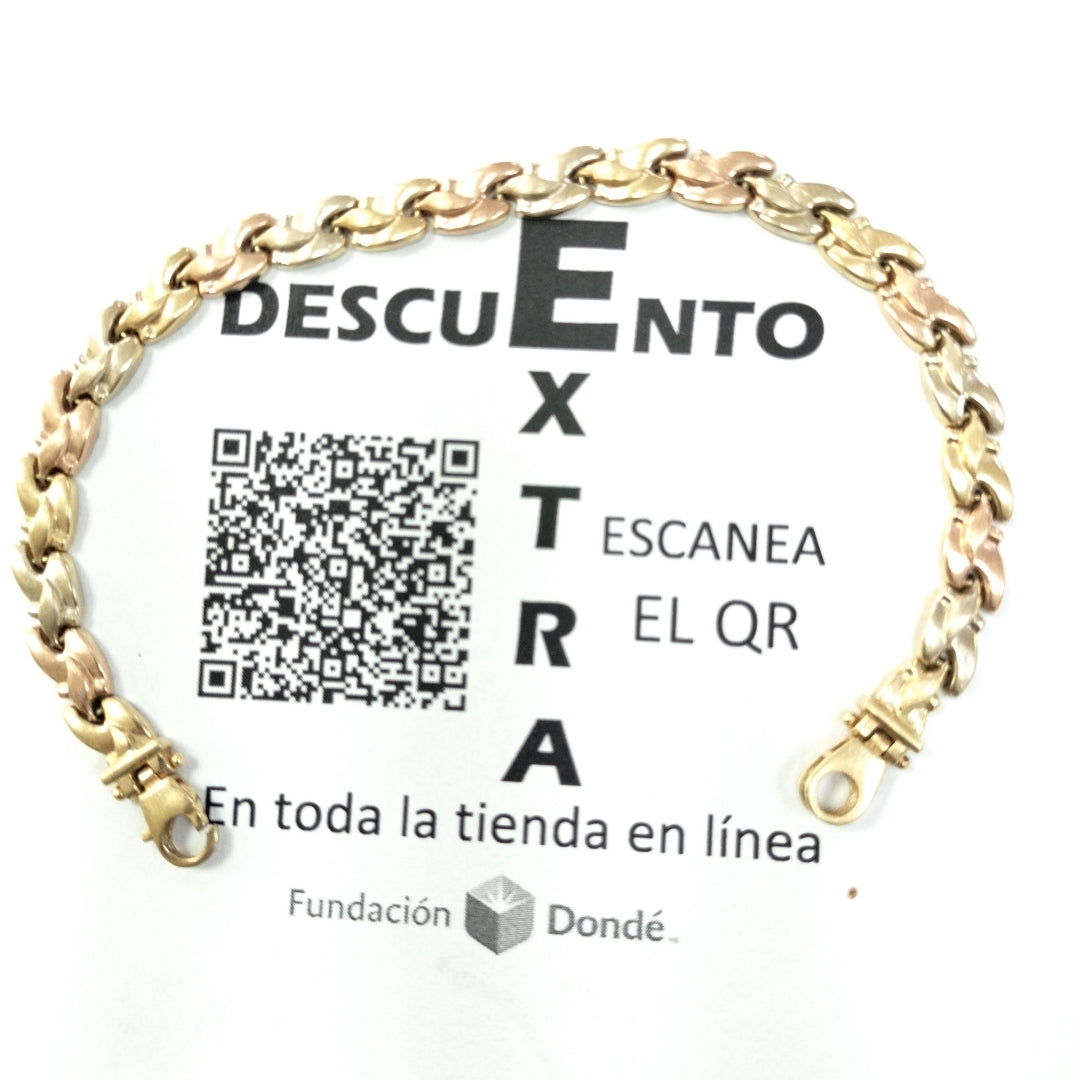 PULSERA ORO 14 K 8.9 GRMS (SEMINUEVO)
