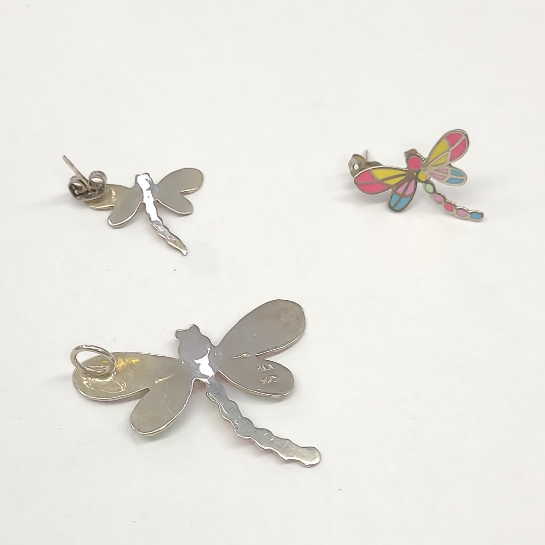 ARETES PAR,DIJE PLATA 3,90 GRMS (SEMINUEVO)