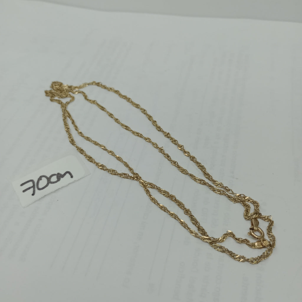 CADENA ORO 14 K 5,00 GRMS (SEMINUEVO)