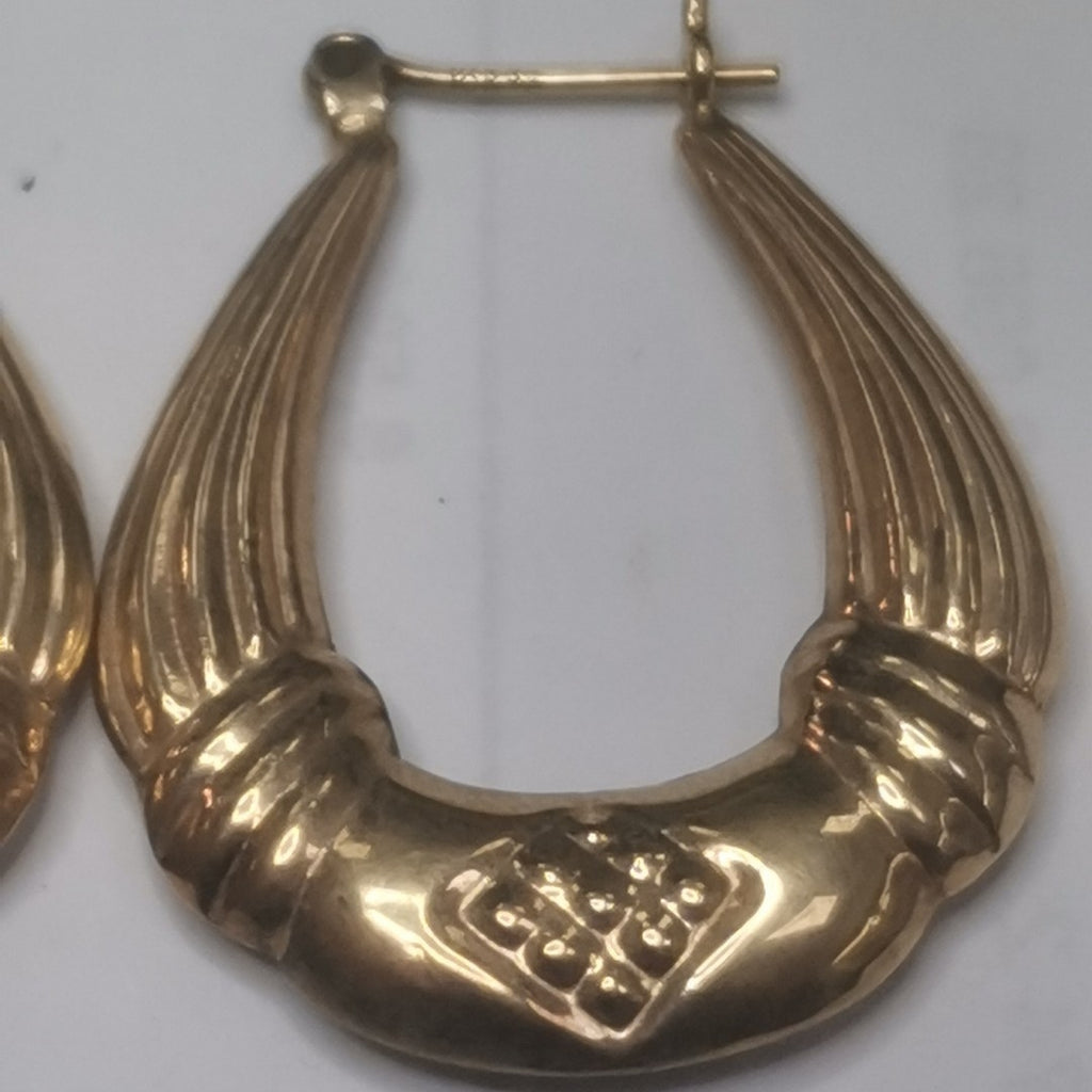ARRACADAS PAR ORO 10 K 2.7 GRMS (SEMINUEVO)
