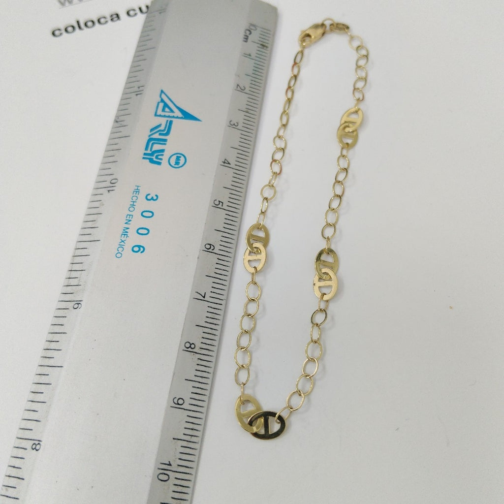 PULSERA ESPECIAL 14K 21 CM 1.8 GR (NUEVO)