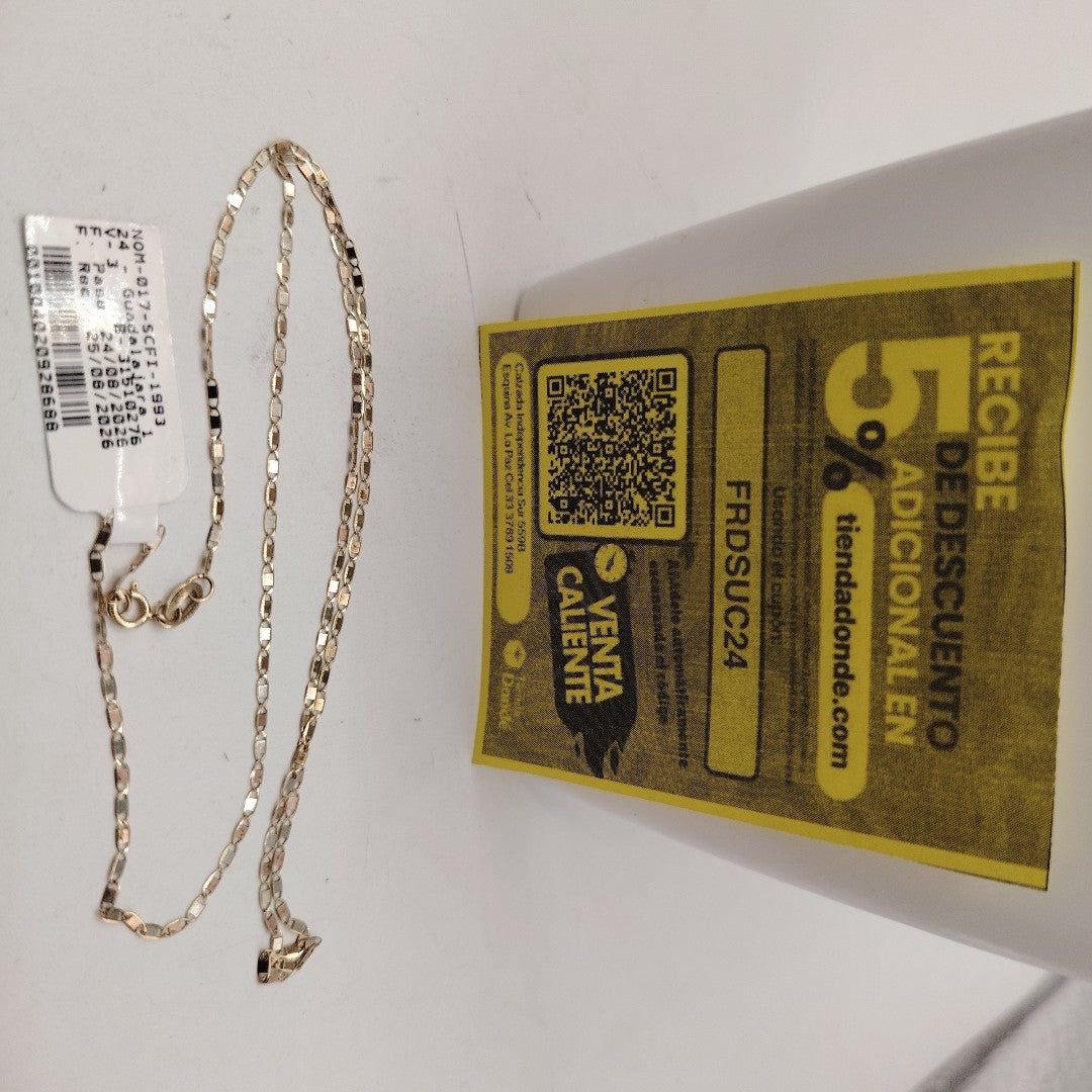 CADENA ORO 8 K 1.3 GRMS (SEMINUEVO)