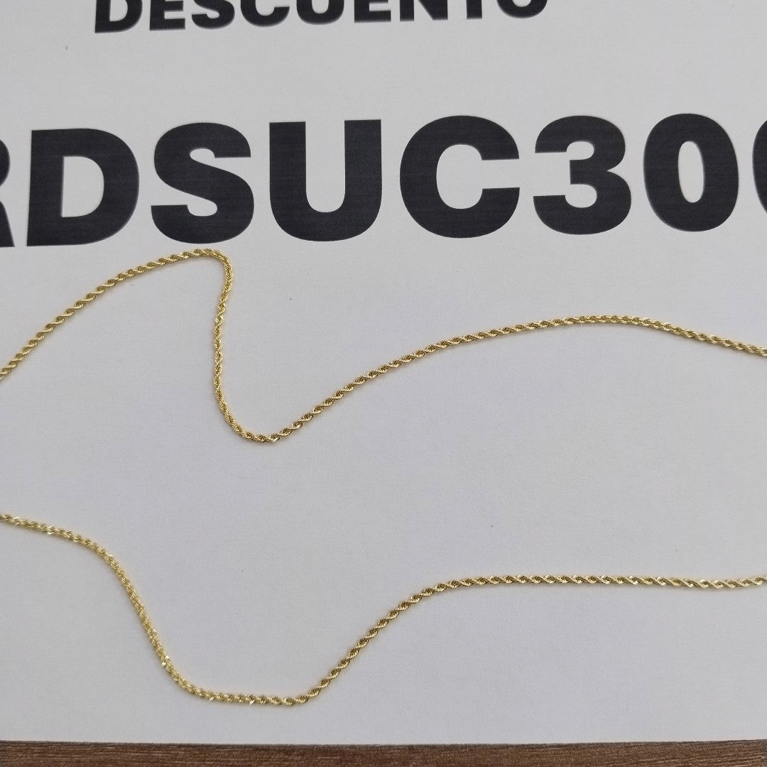 CADENA TORZAL 10K 55 CM 4.6 GR (NUEVO)