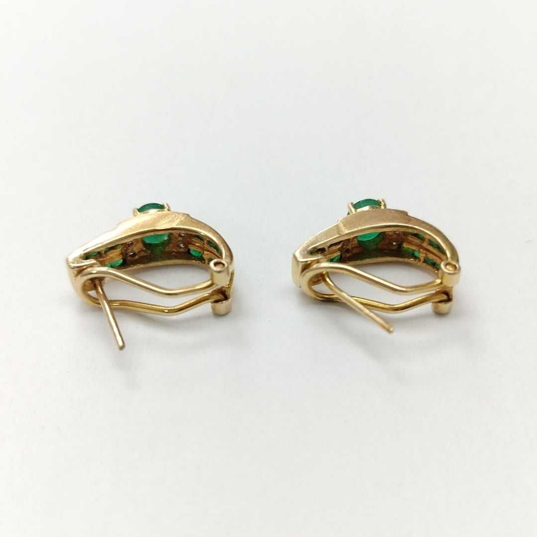 ARETES PAR ORO 14 K 3,60 GRMS (SEMINUEVO)