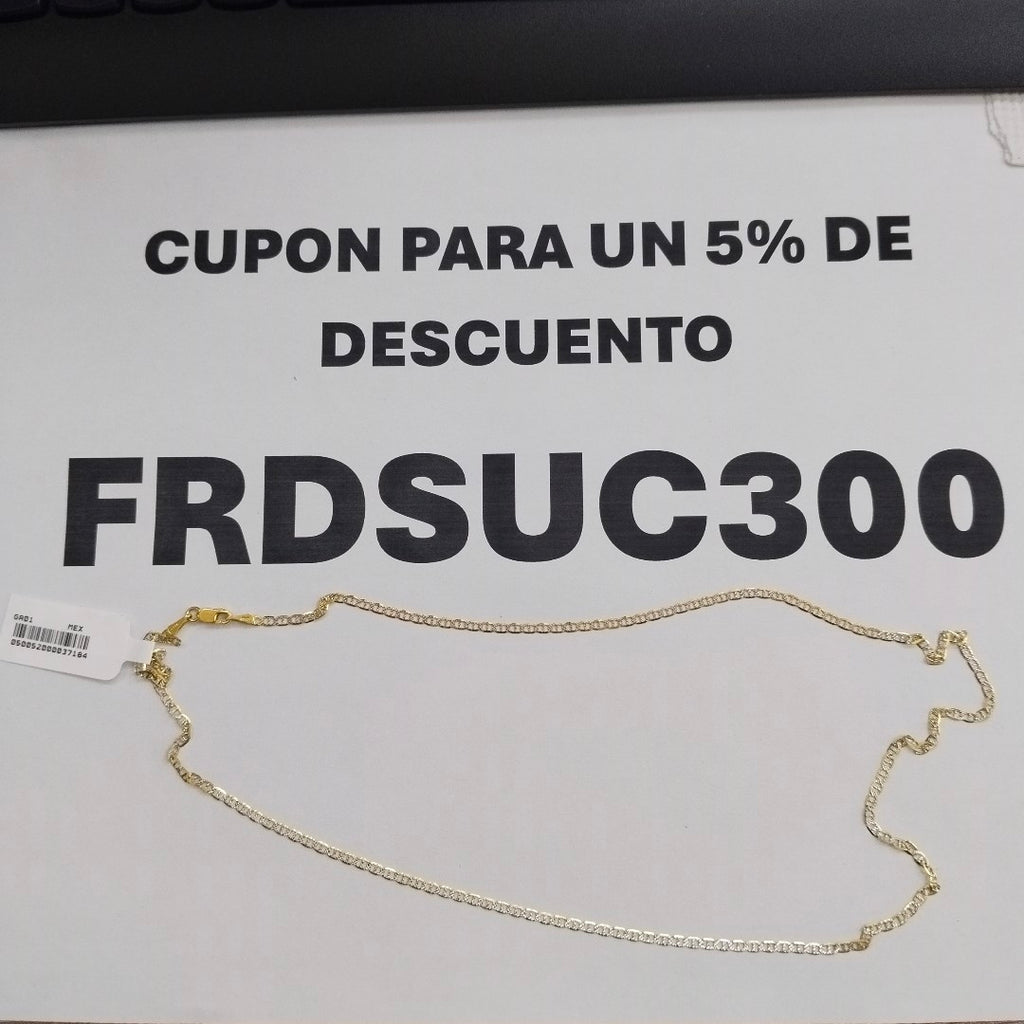 CADENA MARINERO 10K 55 CM 2.7 GR (NUEVO)