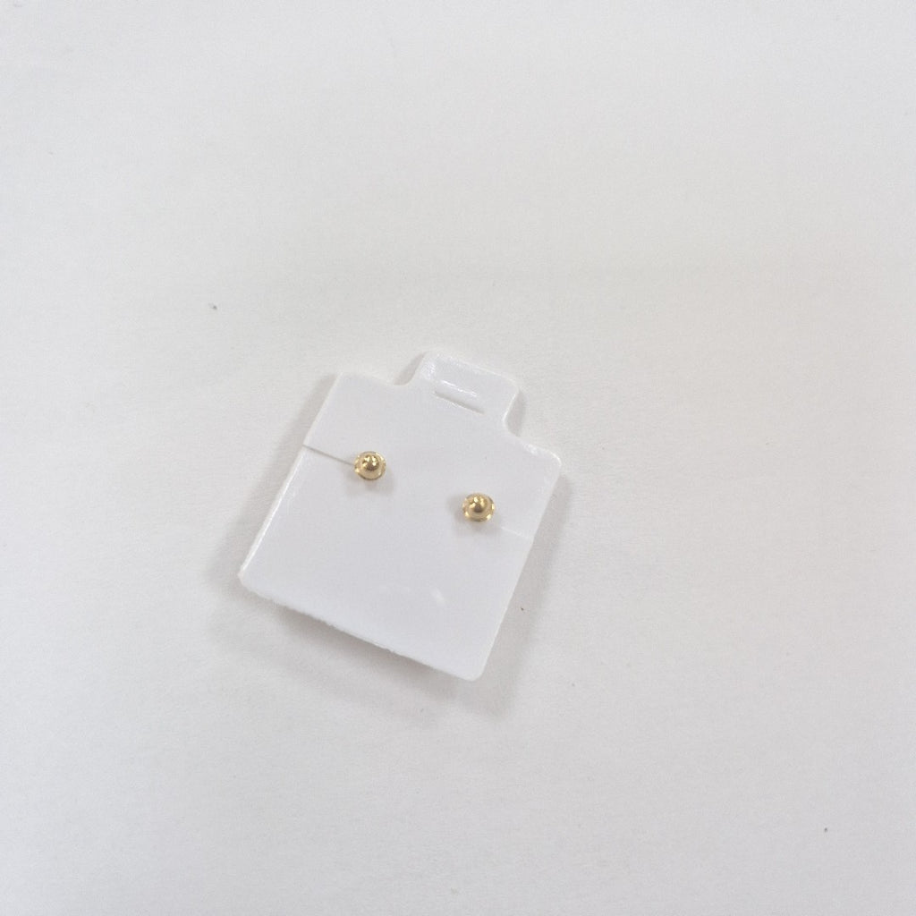 BROQUELES BROQUEL FIG BOTON C CIRCONIA 14K 0.2916 GR (NUEVO)