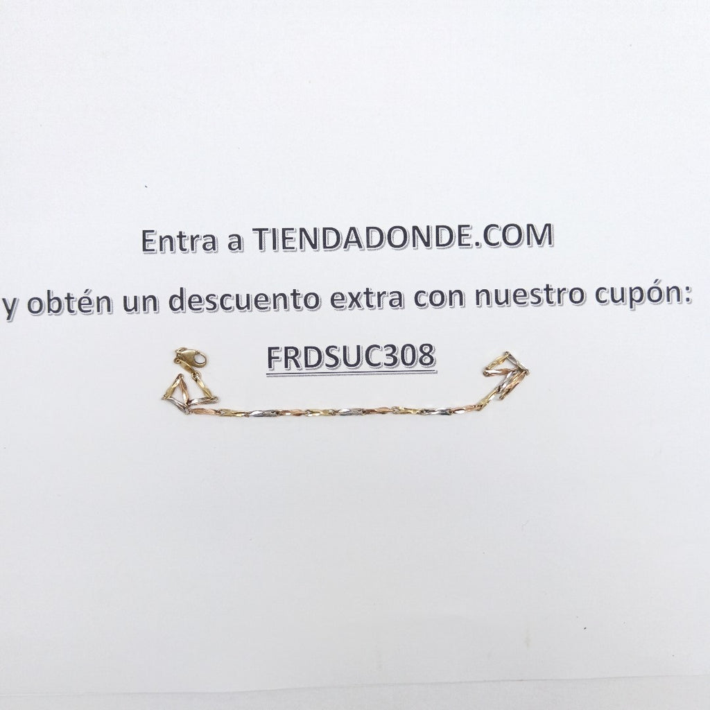 PULSERA ORO,RODIADO 14 K 2,50 GRMS (SEMINUEVO)