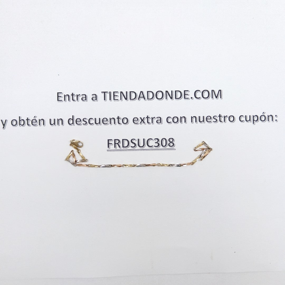 PULSERA ORO,RODIADO 14 K 2,50 GRMS (SEMINUEVO)