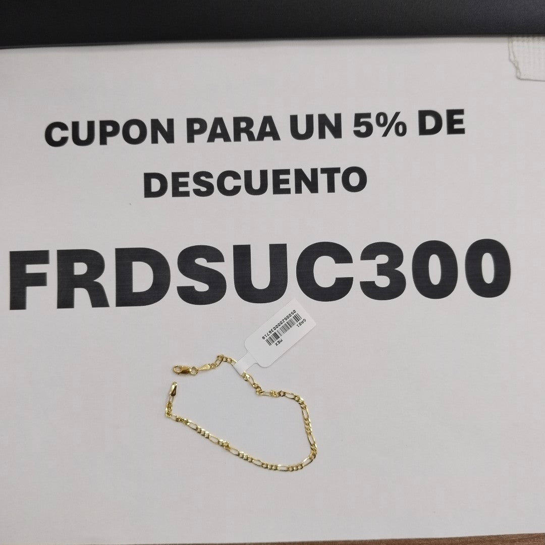 PULSERA 3X1 14K 18 CM 1.9 GR (NUEVO)
