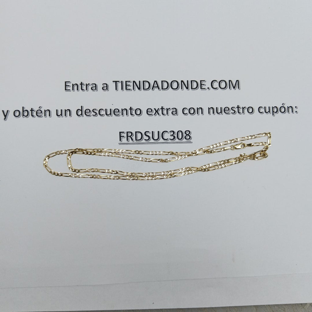 CADENA ORO 14 K 4.9 GRMS (SEMINUEVO)