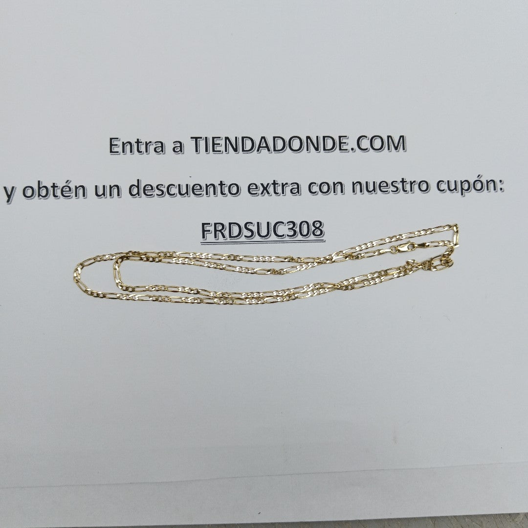 CADENA ORO 14 K 4.9 GRMS (SEMINUEVO)