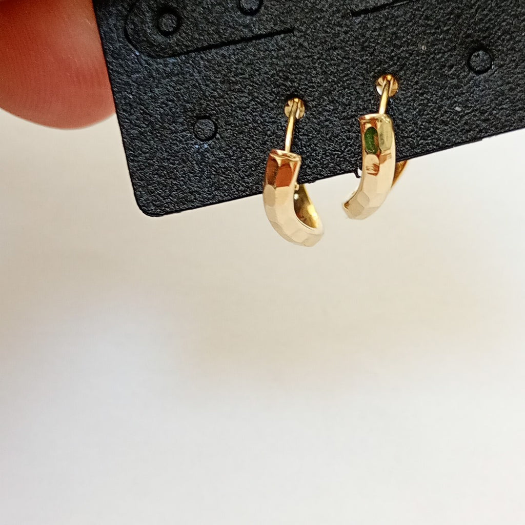 ARRACADAS PAR ORO 14 K 1,40 GRMS (SEMINUEVO)