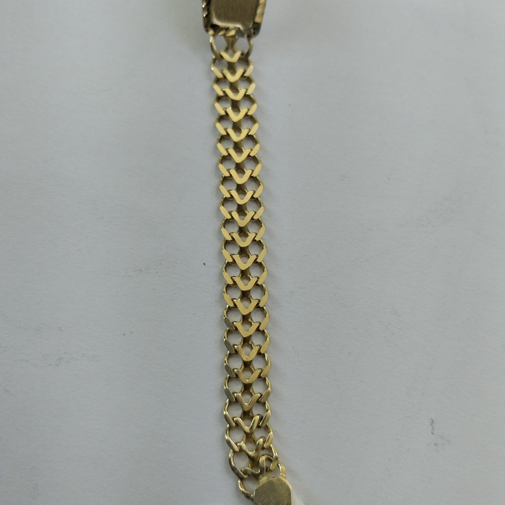 PULSERA ESCLAVA CHINO 14K 21 CM 9.9 GR (NUEVO)