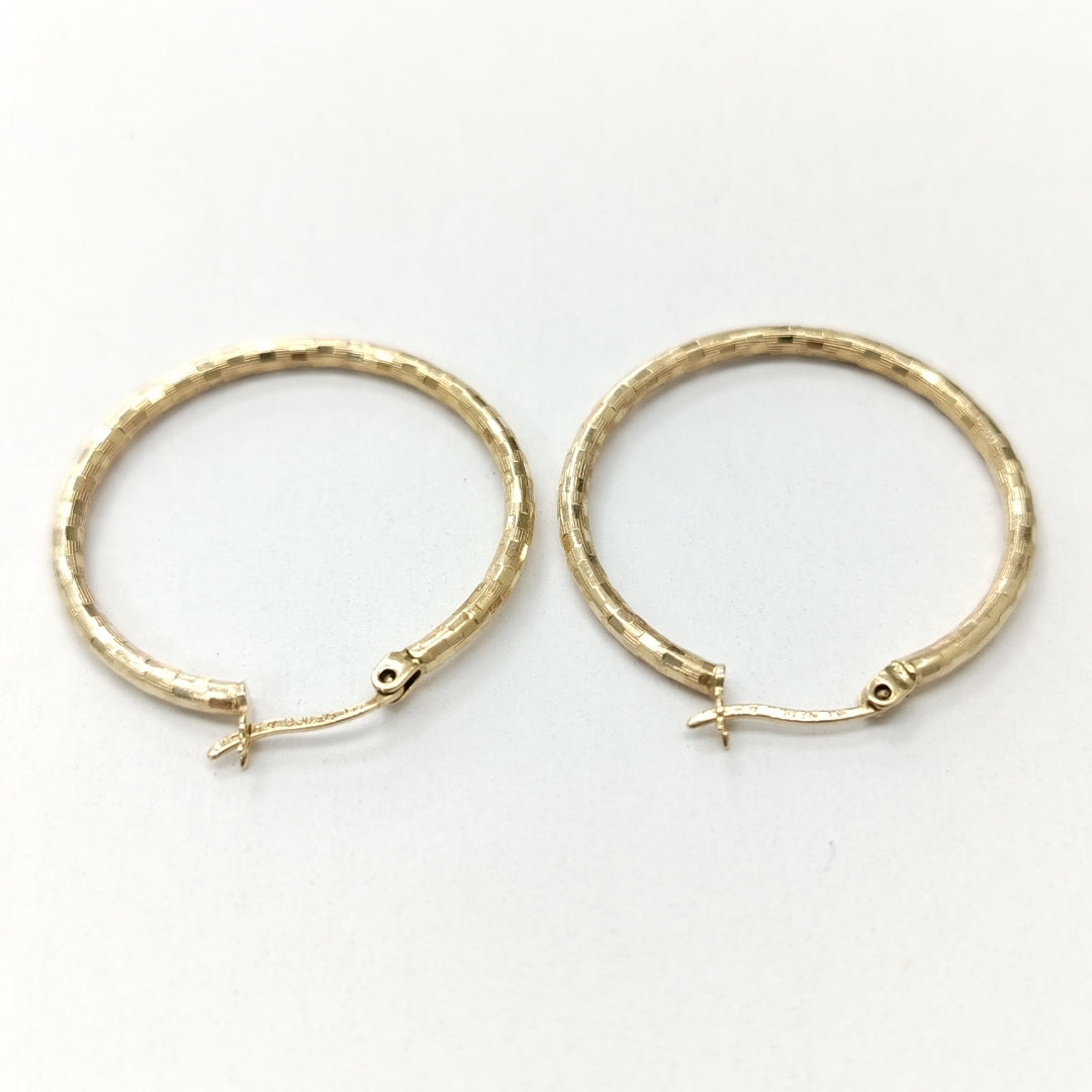 ARRACADAS PAR ORO 14 K 2.8 GRMS (SEMINUEVO)