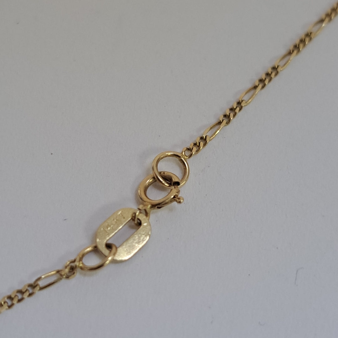 CADENA ORO 14 K 1,80 GRMS (SEMINUEVO)