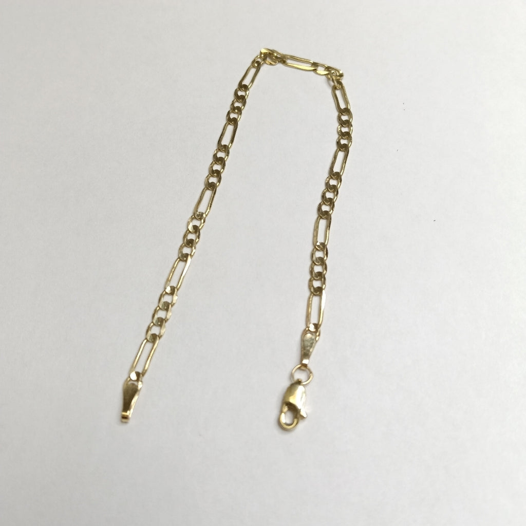 PULSERA TEJIDO 3X1 14K 18 CM 2.7 GR (NUEVO)