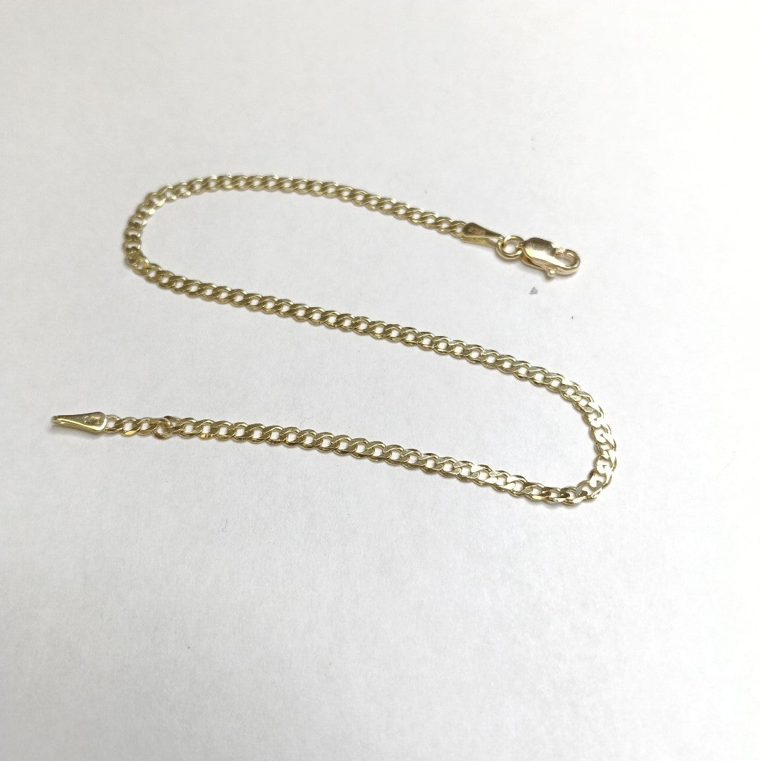 PULSERA BARBADA 14K 21 CM 2.3 GR (NUEVO)