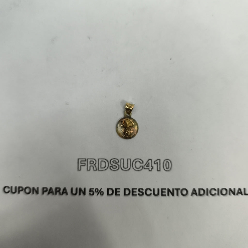 MEDALLA RELIGIOSA ORO 10 K 0,70 GRMS (SEMINUEVO)